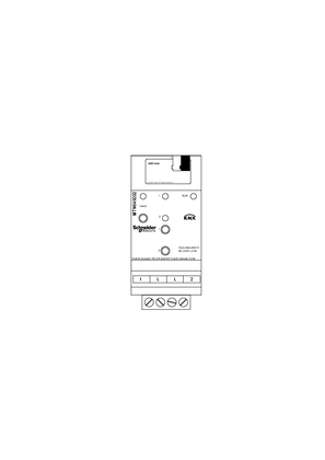 的映像 KNX MTN649202 Dimension/Wiring/Symbol -2D CAD Drawing
