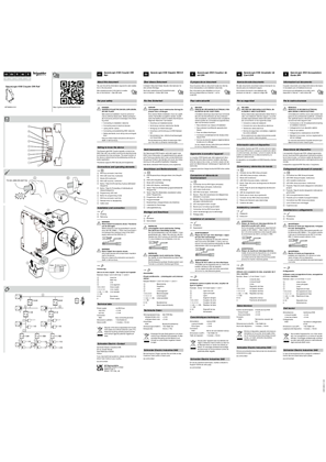 Εικόνα του SpaceLogic KNX SpaceLogic KNX ζεύκτη Ράγα DIN, Εγκατάσταση και σύνδεση (EL)