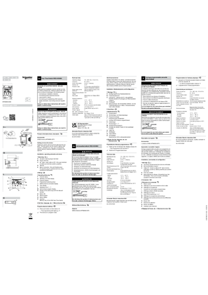 Imagine a SpaceLogic KNX Year Time Switch REG-K/8/800, MTN6606-0008, Installation and connection, EN