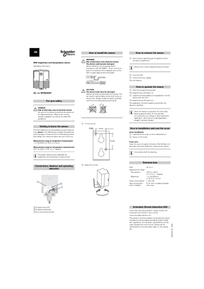 的映像 KNX- Brightness and Temperature Sensor-Operating instructions (EN)