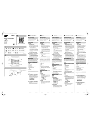 Image of SpaceLogic KNX Switch/Blind-MTN6705-0008, Installation and connection (EN)
