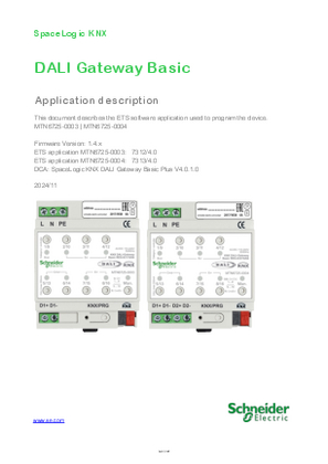 Bild av MTN6725-0004 ETS5/ETS6 Appl.7313/4.0 (knxprod) / DCA V4.0.1.0 / FW V1.4.3