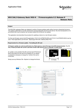 Image of MTN6725-0004 New DALI-Gateway Basic REG-K Firmware update for ETS Application 7313