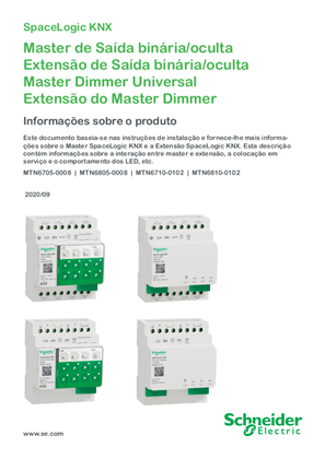 Imagem de SpaceLogic KNX, Informações sobre o produto, PT