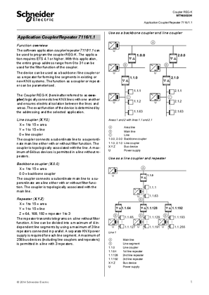的映像 KNX- Coupler REG-K-ETS Software Application Description