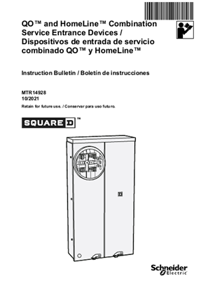 Image of QO and HomeLine Combination Service Entrance Devices