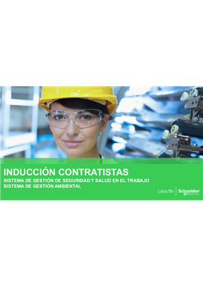 Imagen de Manual de seguridad, salud y medioambiente para Contratistas y colaboradores