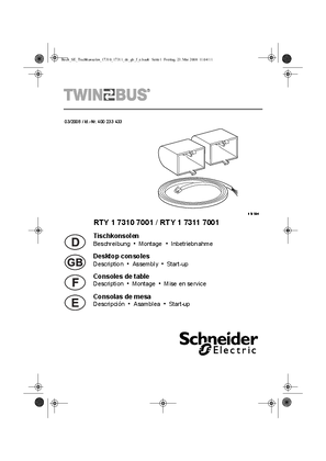 Image of TwinBus manual Desktop consoles