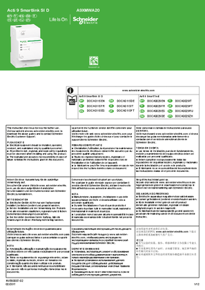 Imagem de Manual de instalação Smartlink SI D