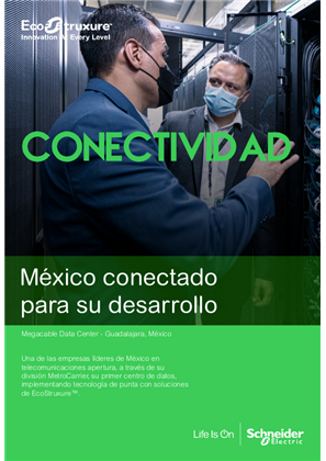 Imagen de México conectado para su desarrollo. Megacable Data Center. Guadalajara, México.