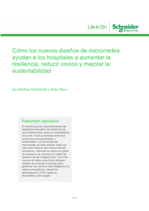 Diseños de Microrredes en Hospitales