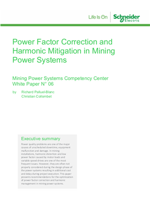 Power Factor Correction and Harmonic Mitigation in Mining Power System