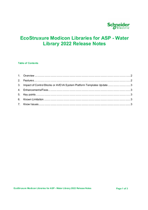 Image of EcoStruxure Modicon Libraries for ASP - Water Library 2022