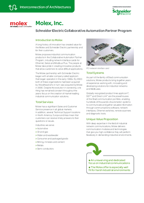 Image of CAPP - Molex Brochure