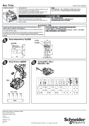 的映像 Easy TeSys Protect - 353-365 A Over Load Relay - 说明页