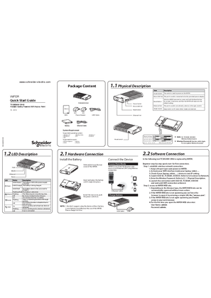 Image of WIFER Quick Start guide (TCSEGWB13FA0) - NOT COMMERCIALIZED