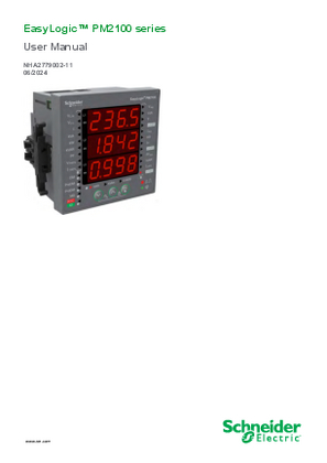 Image of EasyLogic™ PM2100 series User Manual