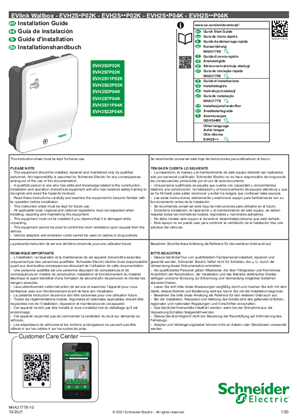 Slika linije EVlink Wallbox - EVH2S - Type 2 - Type 2 with shutter - Installation Guide