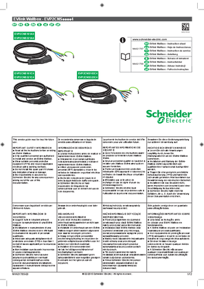 Slika korisnika EVlink Wallbox - EVP2CNS - Cable replacement - Instruction sheet