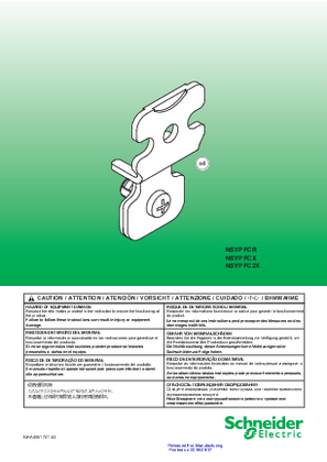 Image of PanelSeT S3D CRN - Wall-fixing lugs - Instruction sheet