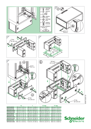 的映像 PanelSeT PLA - Polyester glassreinf. plinth for encl - Instruction sheet
