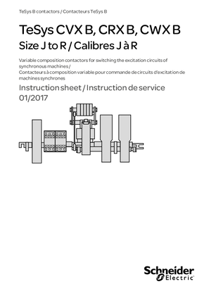 Image of TeSys CVX B, CRX B, CWX B - Size J to R
