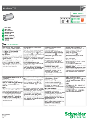 Immagine di MicroLogic X Batteria di ricambio - Istruzioni