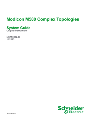 Image of Modicon M580 Complex Topologies, System Guide
