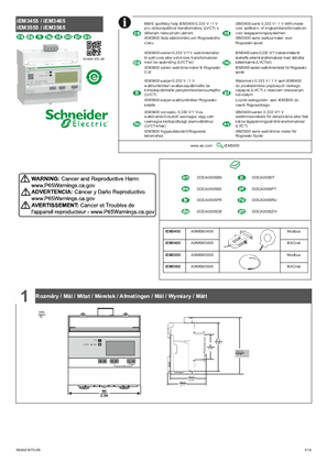 Kép iEM3455 / iEM3465 iEM3555 / iEM3565 - Használati útmutató
