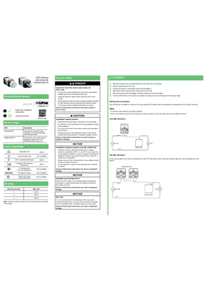 Image of INSTRUCTIONS LED DIMMER 32ELEDM (F2477)