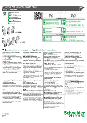 Slika linije Terminal spreaders - Instruction Sheet