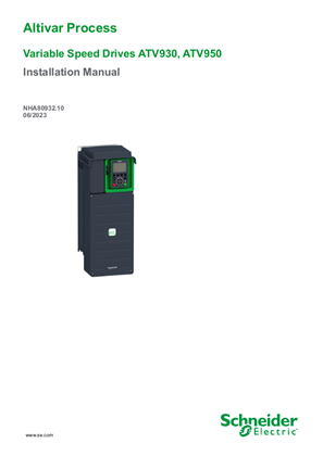 イメージ ATV930-ATV950 Installation manual