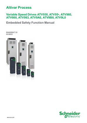 Image of ATV900 Embedded Safety function manual