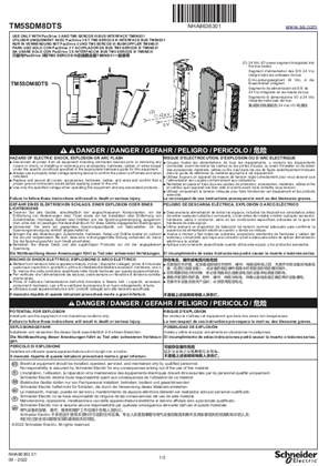 Slika linije TM5SDM8DTS Mixed I/O electronic modules, Instruction Sheet