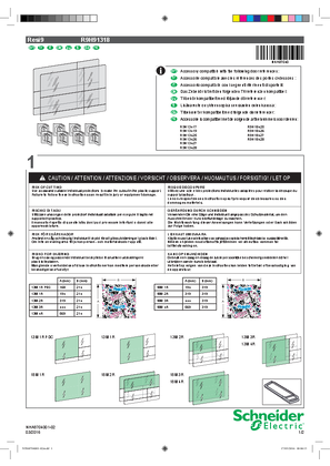 Image of Resi9 - Enclosure YOU door - Instruction sheet