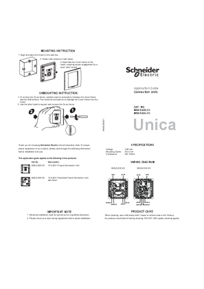 的映像 Unica- Connection Units-Instruction Sheet (EN)