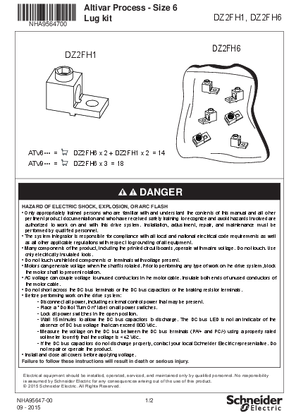 的映像 Altivar Process - Size 6, Lug kit
