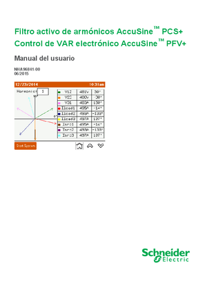 Imagen de Filtro activo de armónicos AccuSine™ PCS+ Control de VAR electrónico AccuSine™ PFV+
