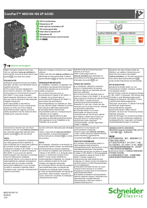 的映像 ComPacT NSX100-160 - 2P 断路器 - 说明页
