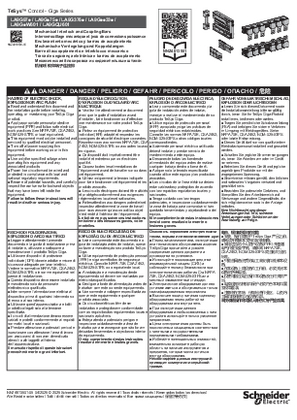 Image of Mechanical Interlock and Coupling Bars Instruction Sheet