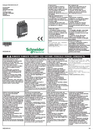 Image of Compact NSX630N DC 4P (C2+) instruction sheet