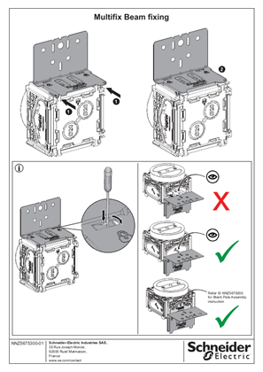 Image of Multifix beam fixing