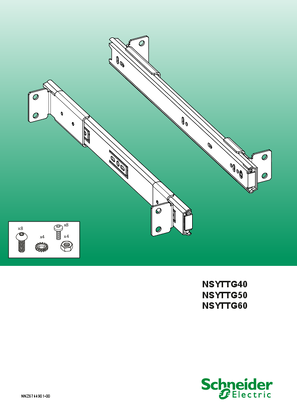 Slika linije Spacial SF/SM telescopic rail for fixed tray - Instruction Sheet