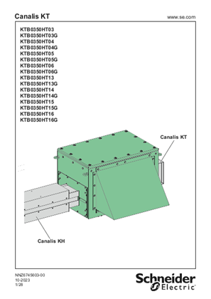 Εικόνα του Canalis KT- KT KH Adaptor IA KTB0350HT - Instruction sheet