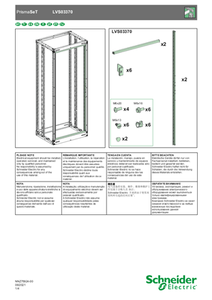 Image de PrismaSeT - FRONT PLATE SUPPORT - Notice de montage