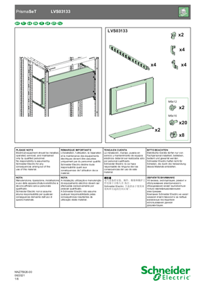 Image de PrismaSeT - METERING LEAFLET - Notice de montage