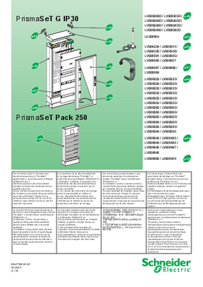 Εικόνα του PrismaSeT Active G Floor Standing Enclosure leaflet- Instruction Sheet