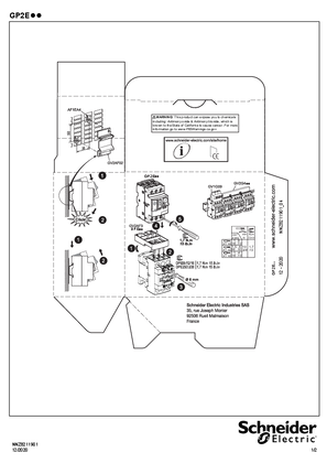 Image of Easy TeSys Manual Starter and Protector Instruction sheet
