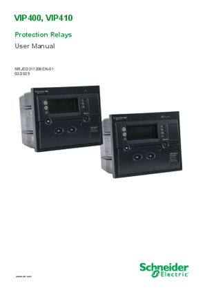 Image of VIP400, VIP410 - Protection Relays - User Manual