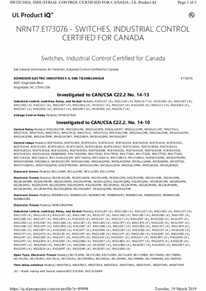 Image of UL Listed RE17, RE22, REXL, RE48A, RE88857, RE88865, RE88867, RENF22R2MMW